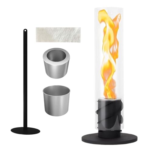 Huxibai Schreibtischlampe | Flamme Tornado Tischfeuer dekorativ, modernes LED-Licht mit elegantem Design für Innenräume Balkon Schlafzimmer Party und Geschenk von Huxibai