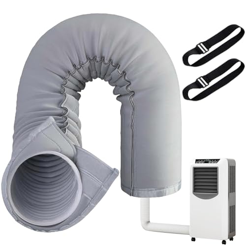 Huxibai Schutzhülle für Klimaanlage, tragbar, Abdeckung für mobile AC-Leitungen, Staubschutz, 15 cm, für Wohnzimmer, Dachboden, Garage, Hotel, Wohnung von Huxibai