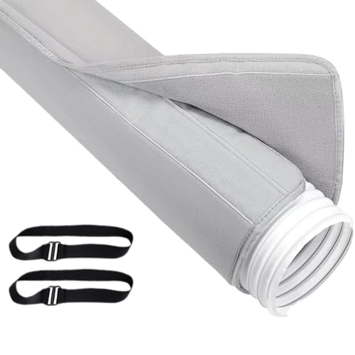 Huxibai Schutzhülle für Klimaanlagenschlauch | Zubehör für tragbare Klimaanlage, mit 2 verstellbaren Riemen mit Schnalle und Isolierrohr für Lüftungskanäle an der Wand Huxibai Schutzhülle für Klimaanlagenschlauch | Zubehör für tragbare Klimaanlage, mit 2 verstellbaren Riemen mit Schnalle und Isolierrohr für Lüftungskanäle an der Wand von Huxibai