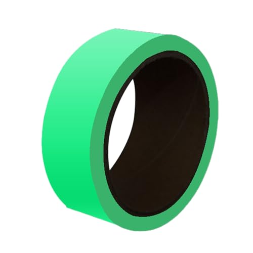 Huxibai Selbstleuchtendes Leuchtband, fluoreszierendes grünes PVC-Klebeband – wasserdicht, reflektierend, Nachtdekoration, Tanzböden, Treppen, Haus, Theater von Huxibai