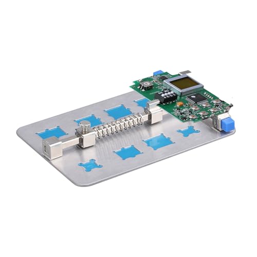 Huxibai Stabiler PC Mainboard Halter | Reparaturhalterung Für Leiterplatten - Ständer Mit Feststellklemme Für IC-Nuten Lötarbeiten Handy Kabel von Huxibai