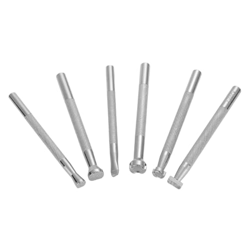 Huxibai Stanzset für Leder, Lederstempel, Bastelzubehör zum Gravieren und Prägen von Huxibai