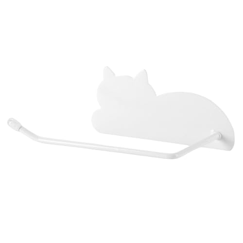 Huxibai Stoffhalter | Toilettenpapierhalter | Tissue Dispenser Mount with Cat Design for House Organizing Storage Apartment Guest Travel Farmhous von Huxibai
