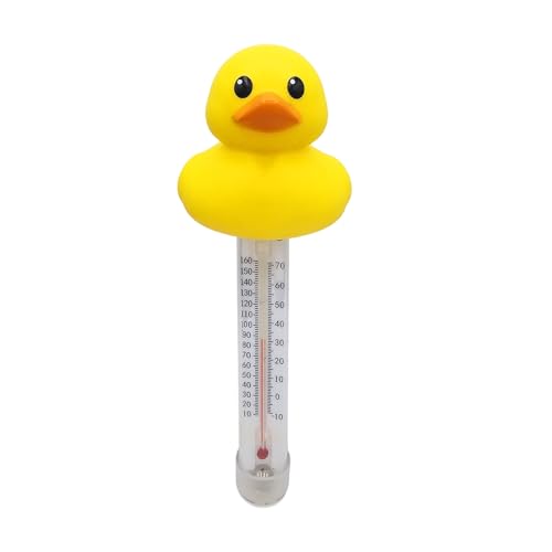 Huxibai Thermometer für Schwimmbäder im Freien, robust, für Wasser, großes Display, Zubehör für Schwimmbäder, Teiche, Spa, Garten von Huxibai