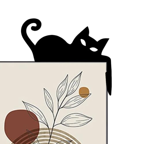 Huxibai Türecken-Dekoration aus Holz, Katzenform, Dekoration für Halloween und Bastelliebhaber, für Wohnzimmer und Schlafzimmer von Huxibai