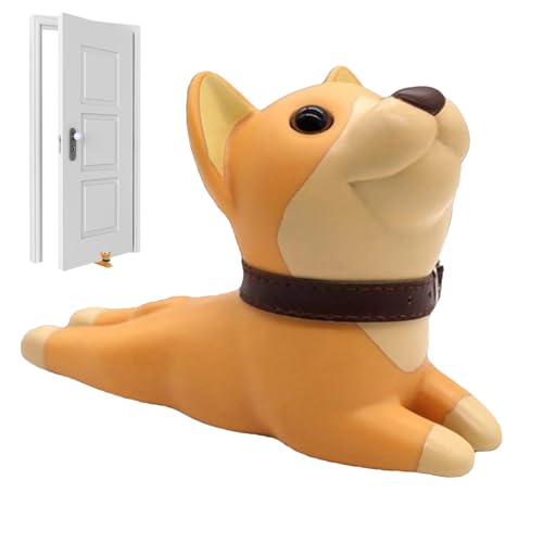 Huxibai Türstopper, PVC Robuster Bodentür Keil Stopper, Niedliches Welpen Design Wohnaccessoires Für Geschäft Hotel Wohnung von Huxibai
