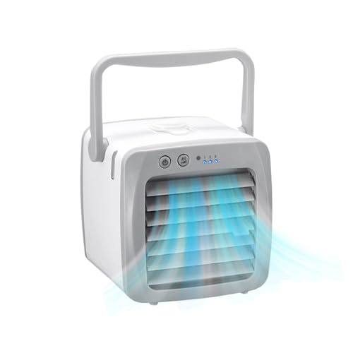 Huxibai Ventilator Für Schlafzimmer - Tragbarer Ventilator Mit 3 Geschwindigkeiten Und Luftbefeuchter - Kompaktes Gebläse Für Zimmer Schreibtisch Camping Zelt Wohnwagen Wohnheim Terrasse Nachttisch Huxibai Ventilator Für Schlafzimmer - Tragbarer Ventilator Mit 3 Geschwindigkeiten Und Luftbefeuchter - Kompaktes Gebläse Für Zimmer Schreibtisch Camping Zelt Wohnwagen Wohnheim Terrasse Nachttisch von Huxibai
