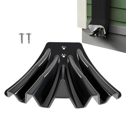 Huxibai Verlängerungen für Dachrinnen, Regenwassersprenger für Dachrinnenablauf - Regenleitungsgerät für Garten, Terrasse und Rasen von Huxibai