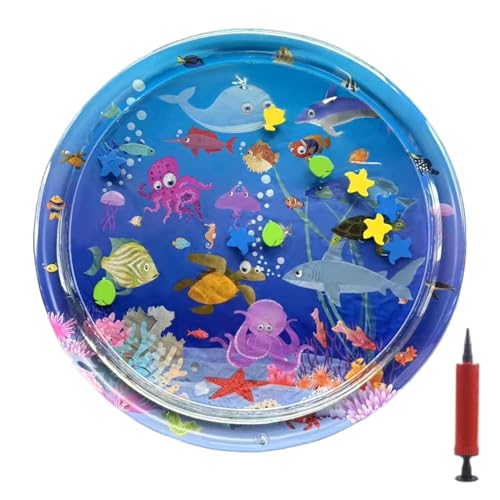 Huxibai Wassermatte für Haustiere, sensorische Wasserbasis für Haustiere, kühlende Basis für warmes Wetter und Erholung von kleinen und großen Haustieren Huxibai Wassermatte für Haustiere, sensorische Wasserbasis für Haustiere, kühlende Basis für warmes Wetter und Erholung von kleinen und großen Haustieren von Huxibai