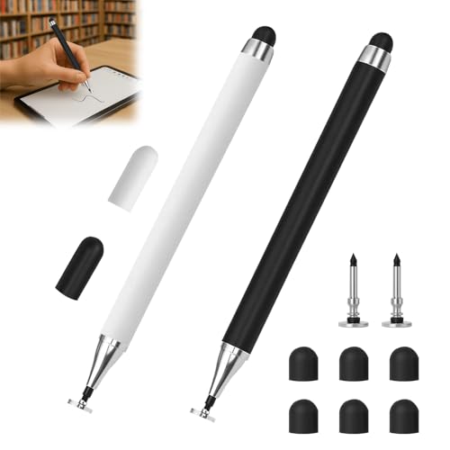 Huybaa Lápiz Universal para tabletas táctiles, Punta de precisión de Doble Punta, no Requiere Carga, fijación magnética, Compatible Con Android, Surface y Smartphones, Color Negro y Blanco Huybaa Lápiz Universal para tabletas táctiles, Punta de precisión de Doble Punta, no Requiere Carga, fijación magnética, Compatible Con Android, Surface y Smartphones, Color Negro y Blanco von Huybaa