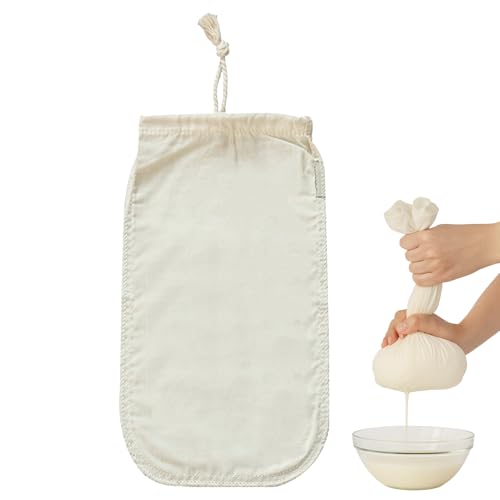 Huybaa Nussmilchbeutel Bio waschbar aus Hanf Veganer Nussmilch Beutel inkl. leckeren Rezepten Hochwertiges Passiertuch 30 cm nut Milk Bag, Mandelmilch Tuch, Filter-Beutel, Filtertuch Saft Huybaa Nussmilchbeutel Bio waschbar aus Hanf Veganer Nussmilch Beutel inkl. leckeren Rezepten Hochwertiges Passiertuch 30 cm nut Milk Bag, Mandelmilch Tuch, Filter-Beutel, Filtertuch Saft von Huybaa