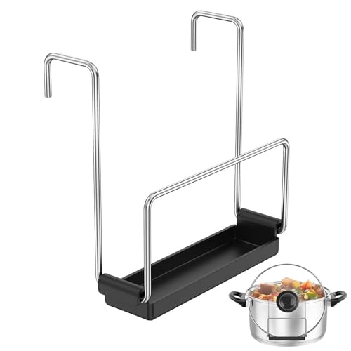 Deckelhalter zum Kochen, Topfdeckelhalter, Deckelhalter beim Kochen, Topfdeckelorganisator zum Fixieren des Randes von Huyeruie