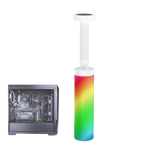 Huyeruie ARGB Grafikkarten-Halterung, vertikale Grafikkartenhalterung, 5 V, 3-polig, verstellbare vertikale Halterung aus Aluminiumlegierung mit LED-Leuchten für einfache Installation Huyeruie ARGB Grafikkarten-Halterung, vertikale Grafikkartenhalterung, 5 V, 3-polig, verstellbare vertikale Halterung aus Aluminiumlegierung mit LED-Leuchten für einfache Installation von Huyeruie