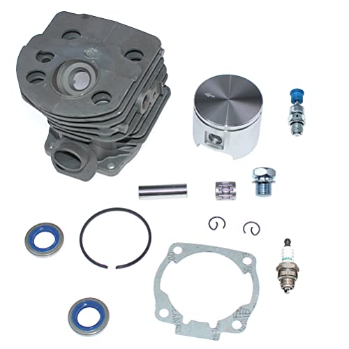 ICOOYO Zylinder Kolben Kit für Husqvarna 51 55 55 Rancher Jonsered McCulloch Partner Craftsman Zylinder Kolben Kit 503609104 von ICOOYO