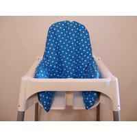 Bezug Für Ikea Hochstuhl - Tupfen Blau Weiß Bezug Für Ikea Hochstuhl - Tupfen Blau Weiß von Huzelfritz