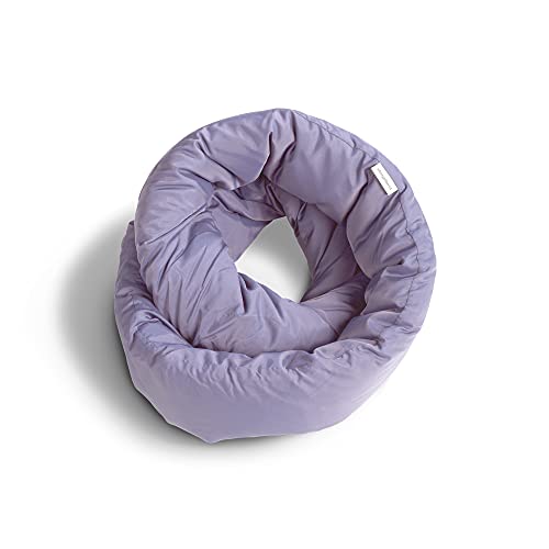 Huzi Infinity Kissen – Home Travel Soft Neck Scarf Support Sleep (Purple) von Huzi