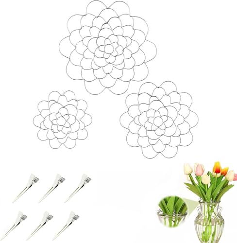 3 Stück Edelstahl blumenfrosch, pflanzeneinsätze aus Metall,Blumenraster Zubehör Floristikbedarf Pflanzen Kenzan Trenner für Blumenfrösche Edelstahl Vaseneinsätze Pflanzenfixierung-Silver 3 Stück Edelstahl blumenfrosch, pflanzeneinsätze aus Metall,Blumenraster Zubehör Floristikbedarf Pflanzen Kenzan Trenner für Blumenfrösche Edelstahl Vaseneinsätze Pflanzenfixierung-Silver von Hvjwfu