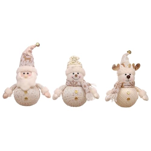 Hxhsgmeh 3 Stück Weihnachtspuppen-Dekoration, Heimdekoration für Weihnachten, Tisch, Kamin, Zuhause, Büro, Auto Hxhsgmeh 3 Stück Weihnachtspuppen-Dekoration, Heimdekoration für Weihnachten, Tisch, Kamin, Zuhause, Büro, Auto von Hxhsgmeh