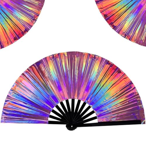 Hxhsgmeh Boots On The Ground Fan Popping - Fans für Line Dance - Retro-Fächer in Multicolor Hxhsgmeh Boots On The Ground Fan Popping - Fans für Line Dance - Retro-Fächer in Multicolor von Hxhsgmeh