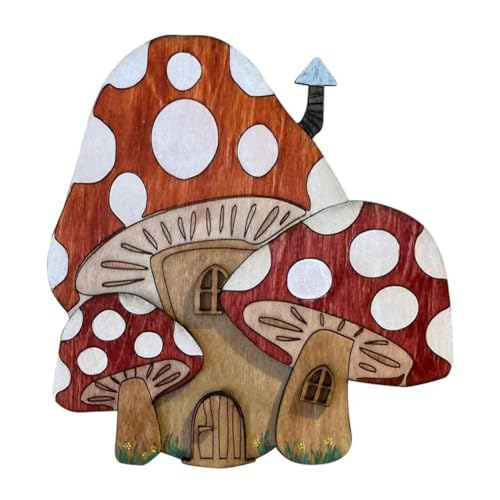 Hxhsgmeh Cartoon Mini DIY Tür Märchen Tür Dekoration Garten Fee Elfe Tür Ornament 4 Langlebig Einfache Installation von Hxhsgmeh
