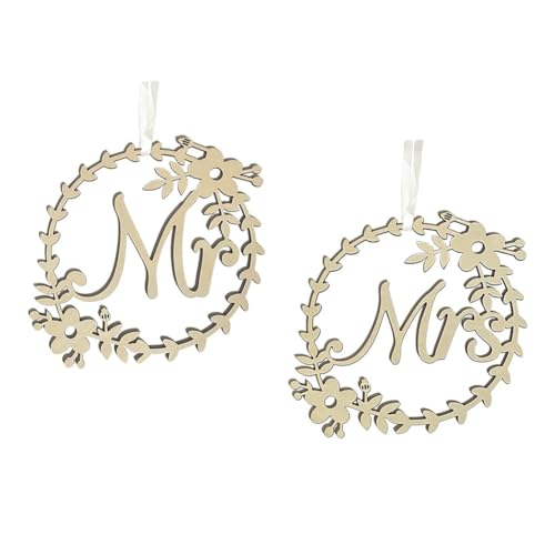 Hxhsgmeh Mr. und Mrs.-Stuhlschilder Aus mit Blumenmuster, Stuhldekoration für die Braut, Stuhlschild für Den Bräutigam und die Braut, Hochzeitsschilder, Einfach zu Ver Hxhsgmeh Mr. und Mrs.-Stuhlschilder Aus mit Blumenmuster, Stuhldekoration für die Braut, Stuhlschild für Den Bräutigam und die Braut, Hochzeitsschilder, Einfach zu Ver von Hxhsgmeh