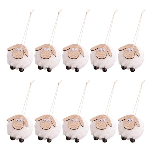 10er Set Weich Filz Schaf Christbaumschmuck Filz Schaf Hängend für Christbaumschmuck u von Hxyxbnhno