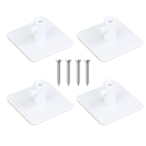Hxyxbnhno Standmixer-Aufsatzhalter mit Schrauben, Mixer-Zubehör, Aufhänger, Ersatzteil, platzsparend, 4 Stück von Hxyxbnhno