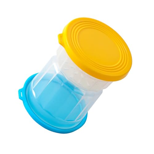 Lebensmittelglas aus Glas mit einfach zu bedienendem Sieb, platzsparendes Gurkenglas mit lebensmittelechtem Silikonsieb für Snacks von Hxyxbnhno