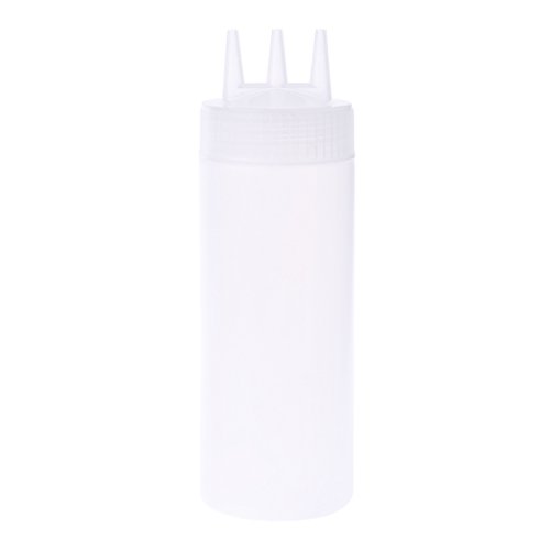Quetschflasche mit 3 Löchern, für Soßen, Essig, Öl, Ketchup, Menage Quetschflasche mit 3 Löchern, für Soßen, Essig, Öl, Ketchup, Menage von Hxyxbnhno