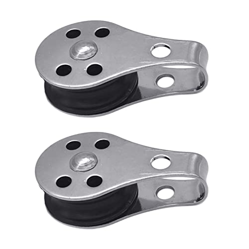 Seilrolle aus 316 Edelstahl, robust, für Wäscheleine, Segeln, Heben, 2 Stück Seilrolle aus 316 Edelstahl, robust, für Wäscheleine, Segeln, Heben, 2 Stück von Hxyxbnhno