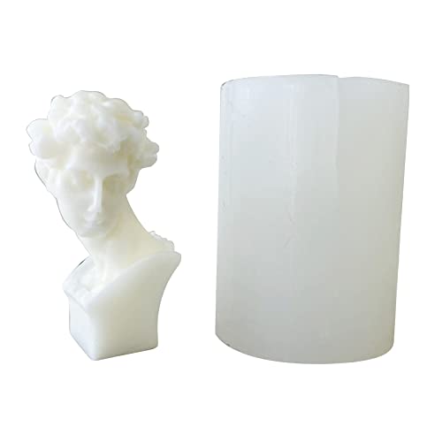 Silikonform mit 3D-David-Skulptur, für selbstgemachte Bastelarbeiten, Ornamente, Kerzenherstellung, flüssiges Silikon für Formen Silikonform mit 3D-David-Skulptur, für selbstgemachte Bastelarbeiten, Ornamente, Kerzenherstellung, flüssiges Silikon für Formen von Hxyxbnhno