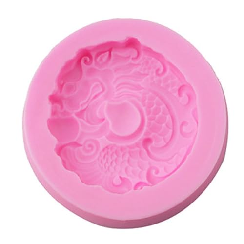 Silikonform mit chinesischem Drachen, runde Drachen-Designs, Silikon-Fondantformen, Backzubehör für verschiedene Bastelarbeiten, Silikon für Formen Silikonform mit chinesischem Drachen, runde Drachen-Designs, Silikon-Fondantformen, Backzubehör für verschiedene Bastelarbeiten, Silikon für Formen von Hxyxbnhno