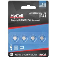 HyCell Knopfzelle LR 41 1.5V 4 St. 30 mAh Alkali-Mangan AG3 von HyCell