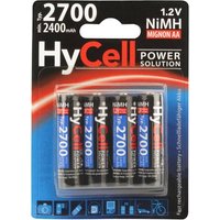 HyCell HR06 2700 Mignon (AA)-Akku NiMH 2400 mAh 1.2V 4St. von HyCell