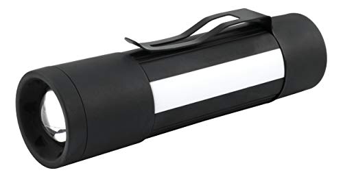 HyCell Multi 3in1 LED Taschenlampe mit Magnet & Gürtelclip inkl Batterien - fokussierbare LED Arbeitsleuchte - kleine Handlampe 75 Lumen & 3 Funktionen - Arbeitslampe für Auto & Werkstatt Zubehör von HyCell