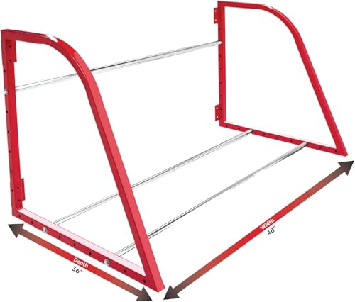 HyLoft Modell 01012 Reifen-Aufbewahrungssystem, 121 cm breit x 91,4 cm tief, Rot von HyLoft