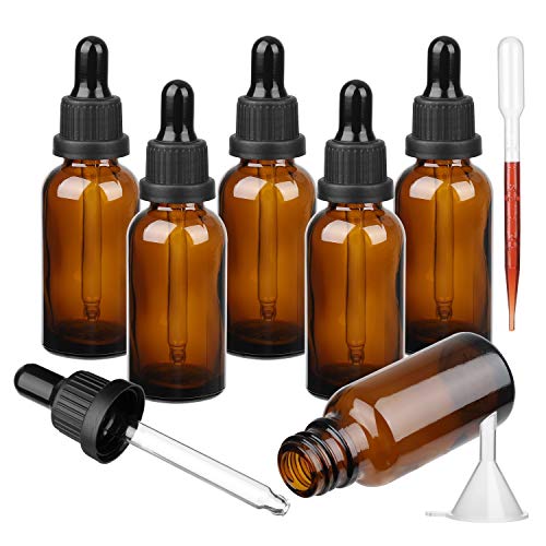 Hyber&Cara Pipette Bottles with Glass Pipette 30ml Brown Glass Bottles Apothecary Bottles with Dropper Pipette for Essential Oils, Perfume Oils, Liquid Dyes Aromatherapy Blends Pack of 6 Hyber&Cara Pipette Bottles with Glass Pipette 30ml Brown Glass Bottles Apothecary Bottles with Dropper Pipette for Essential Oils, Perfume Oils, Liquid Dyes Aromatherapy Blends Pack of 6 von Hyber&Cara