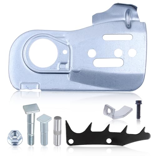 Hyceker 450 Kettenführungsschienenplattenschrauben-Set für Husqvarna 445 450 445E 450E 450 Rancher Jonsered CS2245 CS2250 RedMax GZ500 Kettensägenteile mit Kettenfänger-Stangenmutter Felling Dog von Hyceker