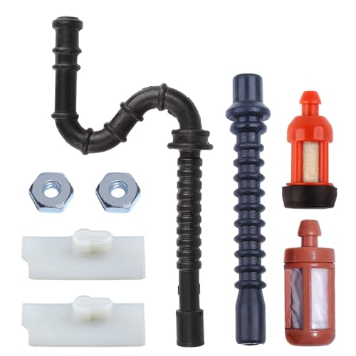 Hyceker Kraftstoffleitungsfilter-Set für Stihl MS240 MS260 024 024AV 026 Pro MS260C Kettensäge 1121 358 7700 Impulsleitung, Kraftstoffschlauch, passend für spätes Modell 026 024 Kettensäge, von Hyceker