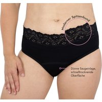 Hydas Inkontinenzslip "mit elegantem Spitzenbund und integrierter Saugeinlage, aus Baumwolle" Schutz bei Blasenschwäche, während der Periode oder im Wochenbett Hydas Inkontinenzslip "mit elegantem Spitzenbund und integrierter Saugeinlage, aus Baumwolle" Schutz bei Blasenschwäche, während der Periode oder im Wochenbett von Hydas