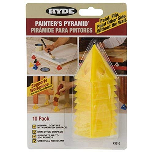Hyde Tools 43510 Maler-Pyramide, 10 Stück, Gelb von Hyde