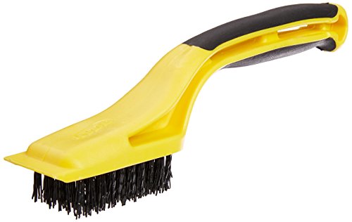 Hyde Tools 46804 Flexible Nylon-Abisolierbürste mit Kunststoffschaber und 3,8 x 5,4 cm Bürstenbereich von Hyde