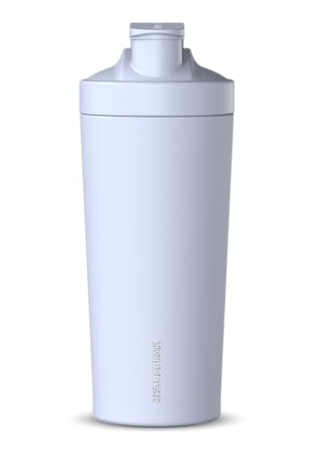 Hydrapeak Isolierte Protein-Shaker-Flasche, Edelstahl, Eisberg, 2,2 l, Fitnessstudio, unterwegs, Protein-Shake-Mixen, 750 ml von Hydrapeak