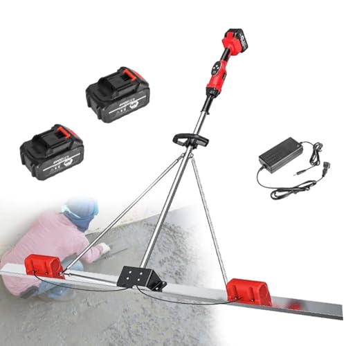Hydravex Power Beton Estrich Glättung Zement Vibrationsset Finishing Nivellierlineal mit 2 Akkus - Doppelmotor, 9 Geschwindigkeitseinstellungen 1.5M Hydravex Power Beton Estrich Glättung Zement Vibrationsset Finishing Nivellierlineal mit 2 Akkus - Doppelmotor, 9 Geschwindigkeitseinstellungen 1.5M von Hydravex