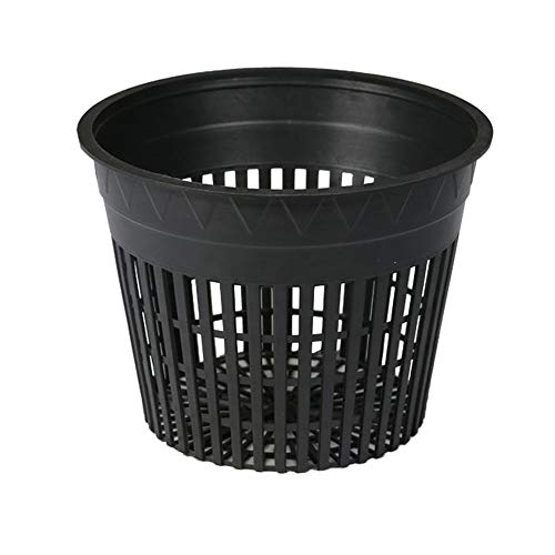 Hydro Crunch D94001113-24PC 12,7 cm Netztopf-Set, 12,7 cm (24 Stück), Schwarz von Hydro Crunch