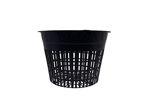 Hydro Crunch D94001114-24PC Netz-Topf-Set, 15,2 cm (Durchmesser), 24 Stück, 15,2 cm, Schwarz von Hydro Crunch