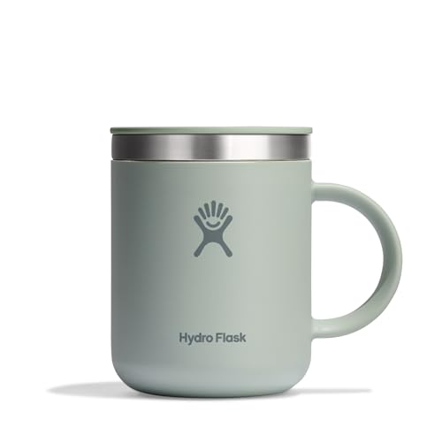 HYDRO FLASK - Coffee Mug 354ml (12 oz) - Vakuumisolierter Thermobecher aus Edelstahl - Isolierbecher mit Griff & Steckdeckel - Reise-Becher - Spülmaschinenfester Kaffeebecher - Agave von Hydro Flask