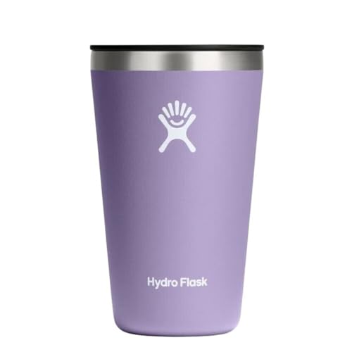 Hydro Flask - All Around Tumbler 473 ml (16 oz) mit verschließbarem, auslaufsicherem Press-In-Deckel - Edelstahl-Doppelwand-Vakuumisolierung - Moonshadow von Hydro Flask