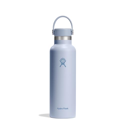 HYDRO FLASK - Standard Mouth Trinkflasche 621ml (21oz) - Isolierte Wasserflasche aus Edelstahl - Sportflasche mit auslaufsicherem Flex Deckel & Gurt - Thermoflasche Spülmaschinenfest - Surf HYDRO FLASK - Standard Mouth Trinkflasche 621ml (21oz) - Isolierte Wasserflasche aus Edelstahl - Sportflasche mit auslaufsicherem Flex Deckel & Gurt - Thermoflasche Spülmaschinenfest - Surf von Hydro Flask