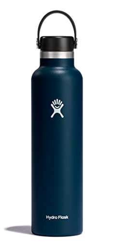 HYDRO FLASK - Trinkflasche 709ml (24oz) - Isolierte Wasserflasche aus Edelstahl - Sportflasche mit auslaufsicherem Flex Deckel & Gurt - Thermoflasche Spülmaschinenfest - Kleine Öffnung - Goji von Hydro Flask